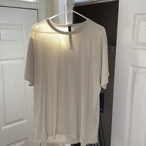 lululemon | The Fundamental Oversized Tee - White Opal | Mens XL